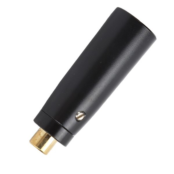 RCA-hona till XLR-hane adapter guldpläterad ljudkontakt för mixermikrofon svart