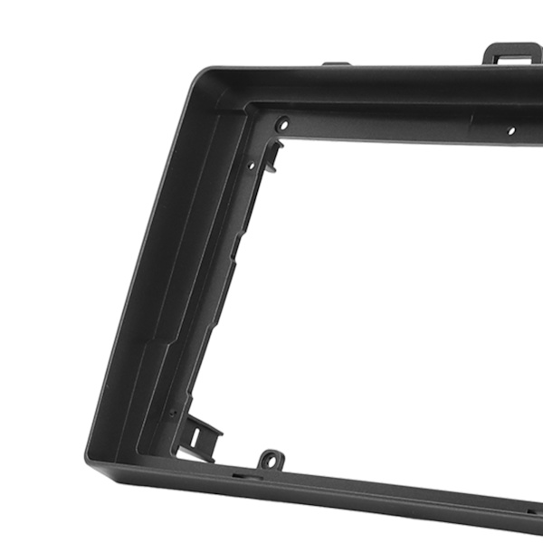 9 tums silver bilstereo radio fascia 2DIN ABS ljudpanel ram ersättning för Corolla 2006‑2013