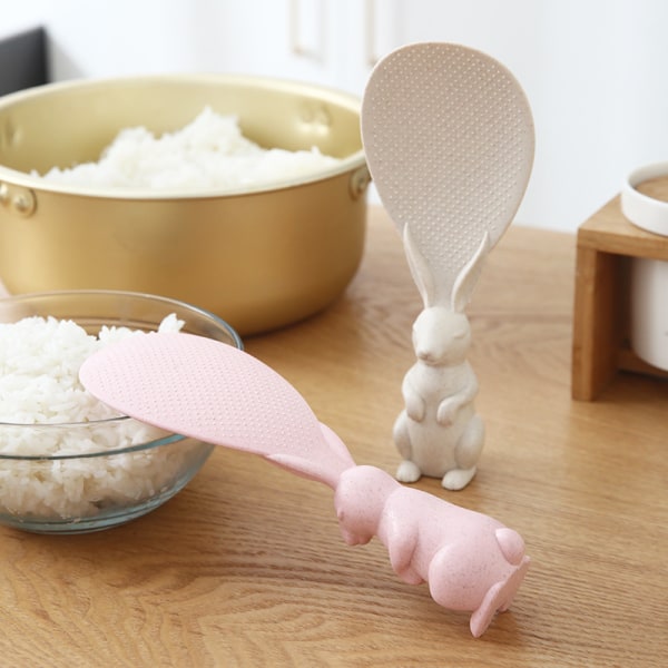 Søt kanin non-stick risskje, egnet for kjøkken