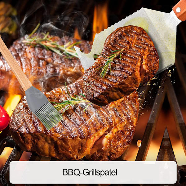 Grillspatel, multifunktionell grillbestick, presenter till män