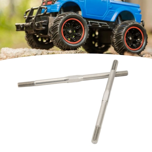 2 st RV-spännskruvstyrstång i höghållfast stål M5 95 mm Anti-deformation för ARRMA 1/7 1/8-serien