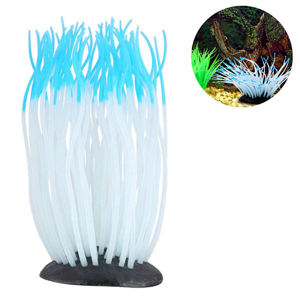 Akvariedekoration Glødende Kunstig Søanemone, til Akvarium