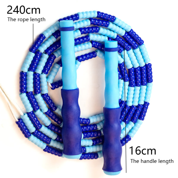 Jump Rope for Kids, Soft Beaded Segment Skipping Rope, Fitness,