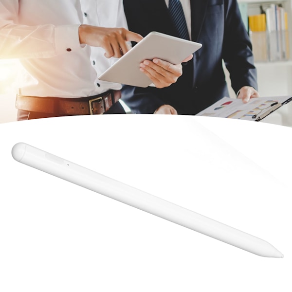 Stylus Pen Digital Pencil Fine Point Quiet Write Smart Pen with 2 Tips for IOS for Android Tablets White