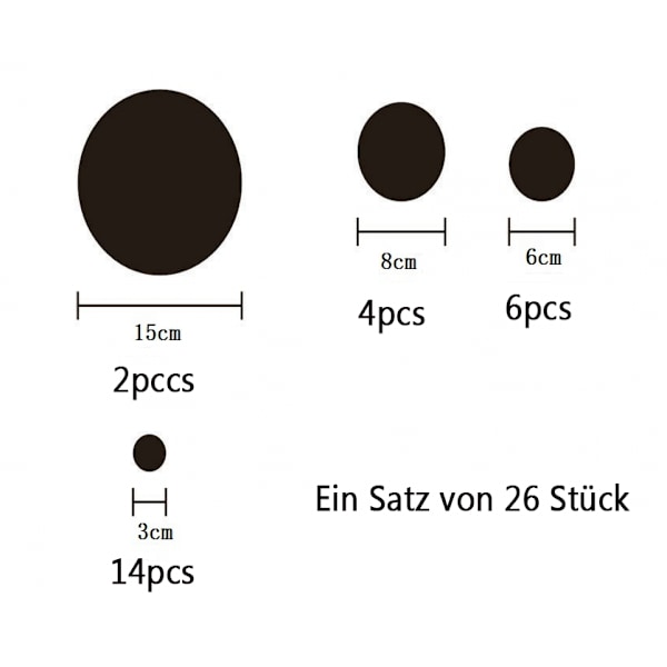 26 stycken spegelfolie självhäftande, självhäftande spegel