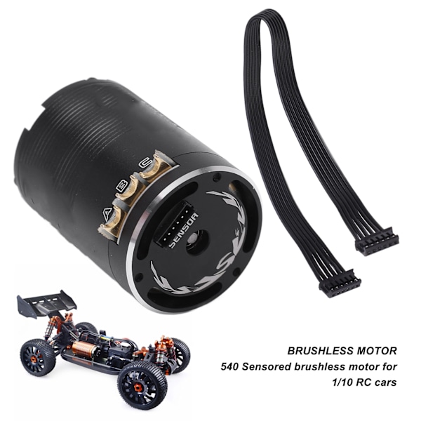 540 Sensorborstlös motor 8.5T Supersonic borstlös motor för 1/10 RC Racing Car Truck uppgraderingsdel