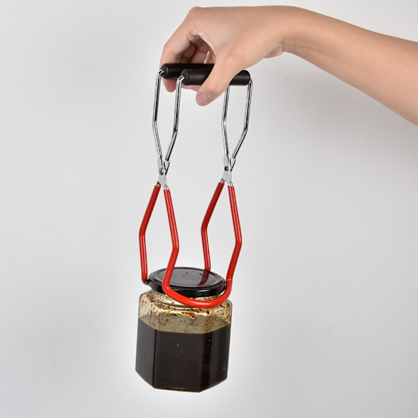 Burklyftare för kök, ergonomisk design konserveringsverktyg med halkfri beläggning, enkla lyfttänger i rostfritt stål ger värmeskydd och säkert grepp