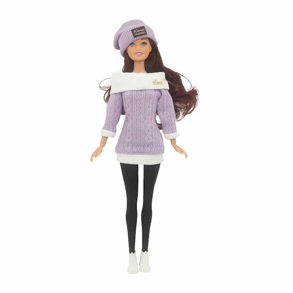 Barbie-dukker i flere farger, supermodellklær til 30 cm dukker