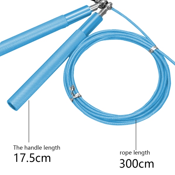 Speed Skipping Rope with Aluminium Alloy Handle and Ball