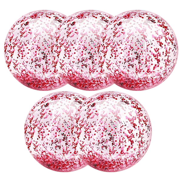 Pakke Glitter Strandbold til Sommer Strand Favor Pool Party