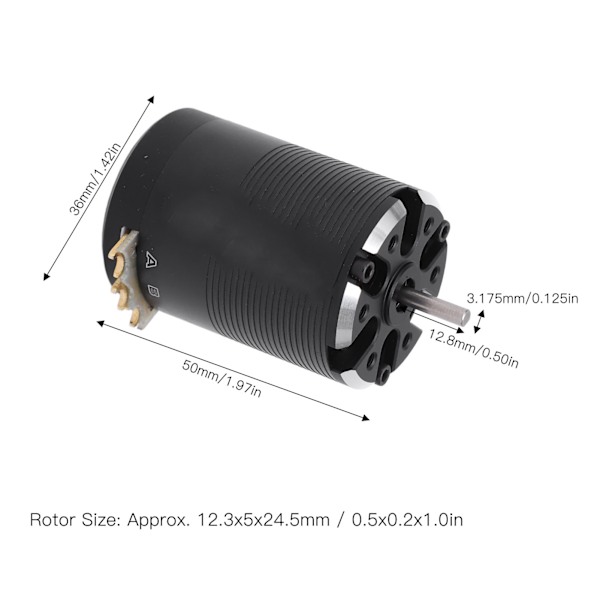 540 Sensorborstlös motor 8.5T Supersonic borstlös motor för 1/10 RC Racing Car Truck uppgraderingsdel
