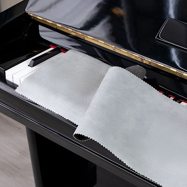 Pianoklaviatur Dammskydd Tyg Klaviatur Nylon 88 Tangenter Triangel Vertikal Elektriskt Piano Handduk Pianotangent Enkel Tygöverdrag
