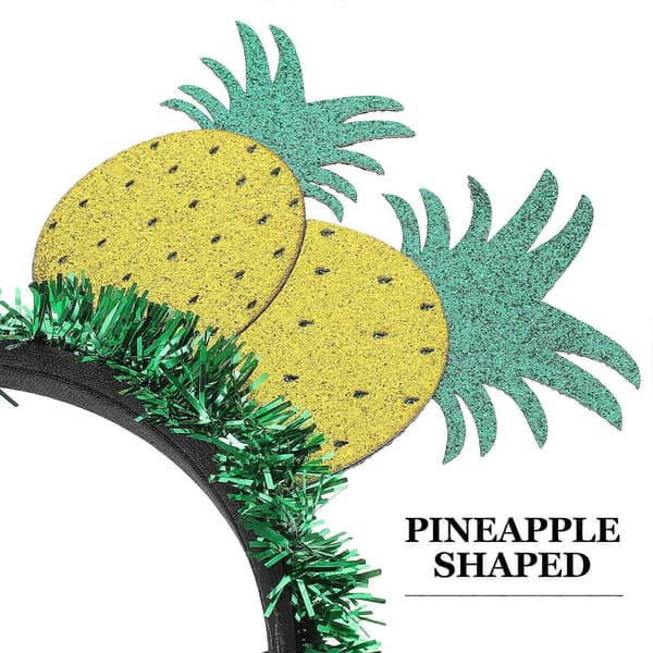 Ananas-hårbøyle til strandfest, søtt frukthodebånd for dekorasjon