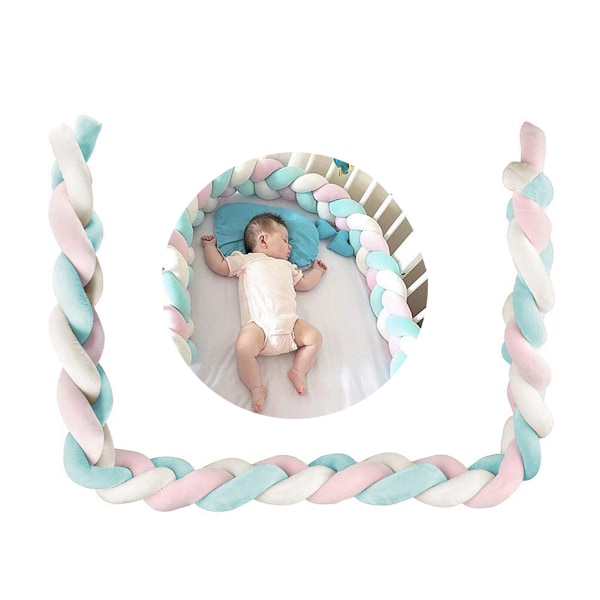 Sengkant baby seng, kantbeskyttelse hodebeskyttelse for barneseng barneseng