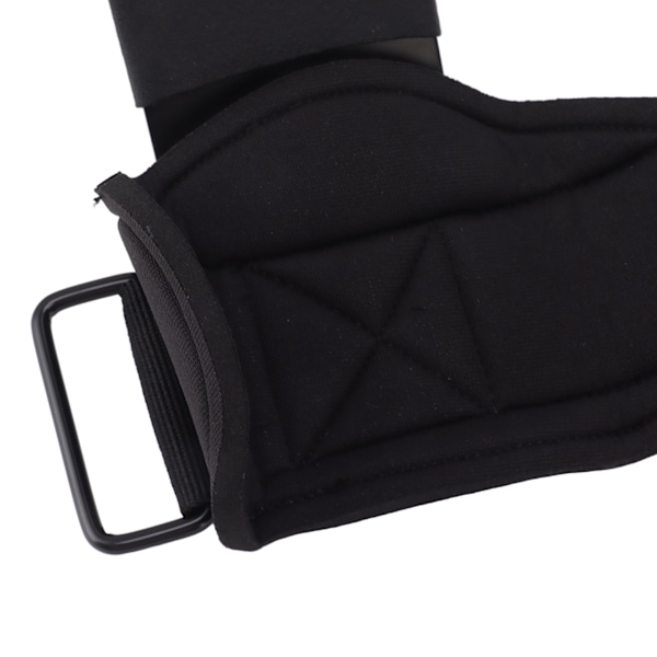 Vektstangløfte krok 2PCS Tykke puter Sklisikre Heavy Duty Løftehåndleddsstropper for menn kvinner voksen