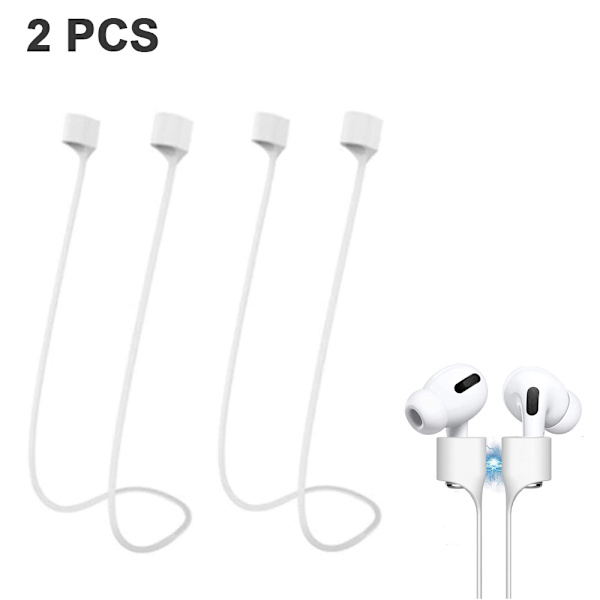 4 stk. kompatibel med magnetiske anti-tab-stropper, AirPods-tilbehør