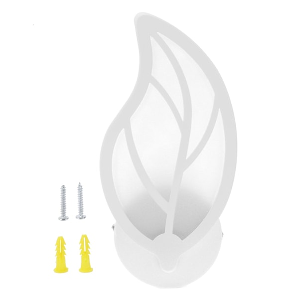 LED væglampe moderne akryl bladform lampe soveværelse korridor indretning varm hvid 12W 85265V