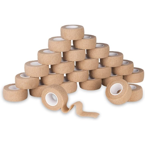 24 ruller selvklæbende sammenhængende bandager WrapMedical Tape til