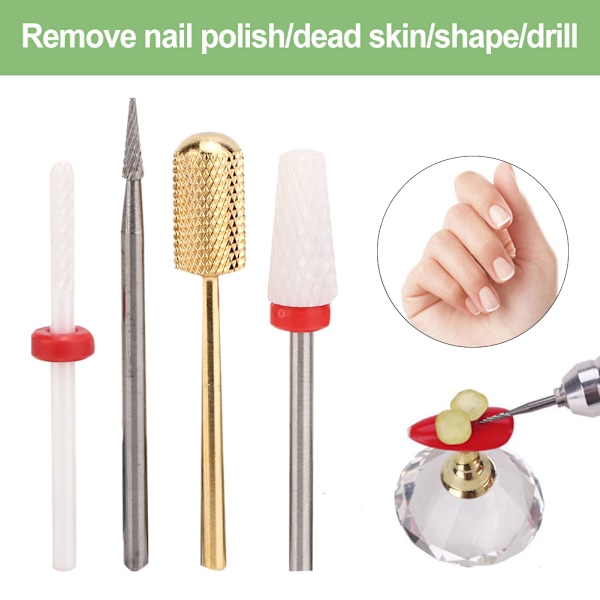 Nail Art Drill Bits Dead Skin Removal Tungsten Steel Electric Grinding Machine HeadFD-8