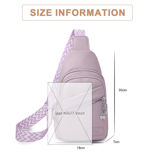 Rintapussi, crossbody-laukku pyöräilyyn ja matkustamiseen naisille ja miehille