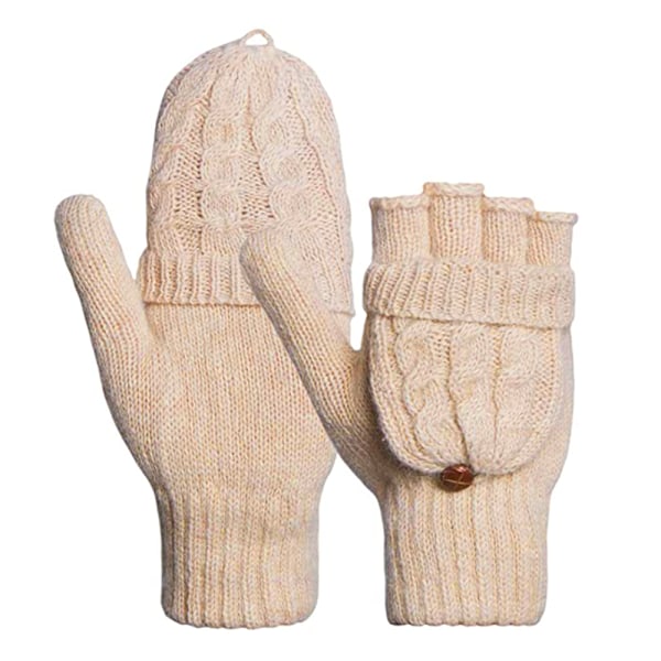 Women's Winter Gloves Warm Fingerless Gloves