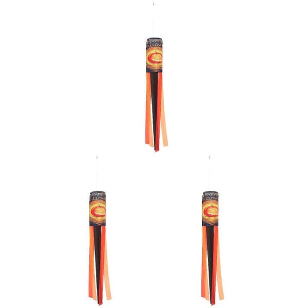 Hängande vindstrumpa för Halloween utomhus, 3-pack