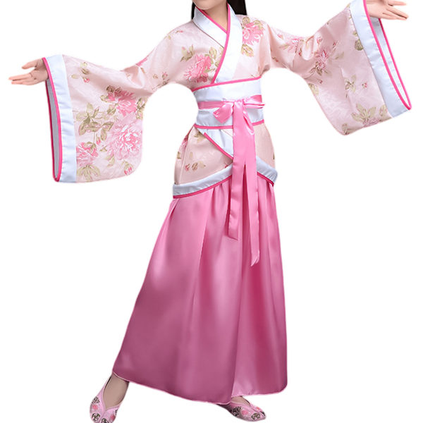 Children's Ancient Costume Female Hanfu Tang Costume Qin Dynasty Spring and Autumn Warring States 170cm