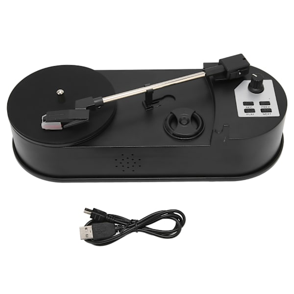 Vinyylilevysoitin USB 2.0 - Ammattimainen levysoitin MP3-muuntimella musiikin ystäville