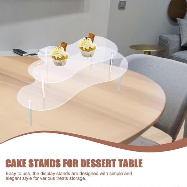 Eggkake-stativ Cupcake-utstillingsstativ for 1 sett bursdagsfest bryllup