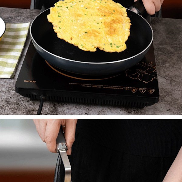 Innovativ Solid Vändspatel, Ergonomisk Design, Flexibel Kant, Säker För Non-Stick Kokkärl, Värmebeständig Upp Till 200°, Halkfritt Grepp För Vändning