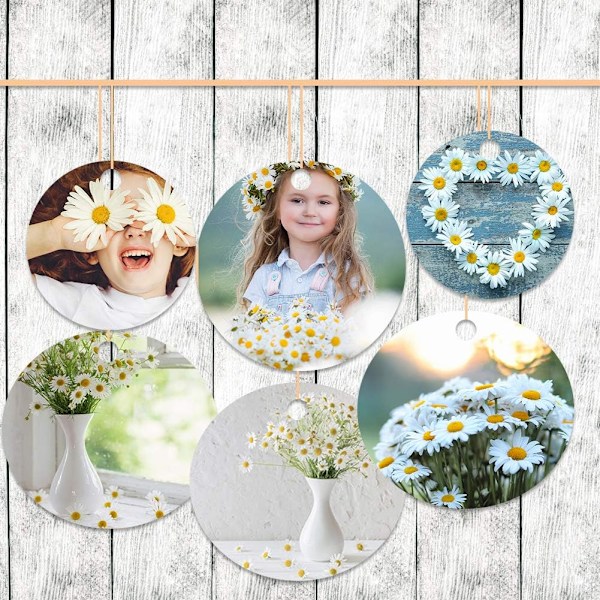 Kunstige tusenfryd blomster 53cm, 10stk til hjem og hage