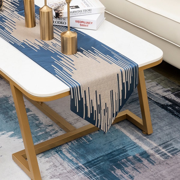 Table runners pitk t lippalaivit retro blue table runner fyndiq