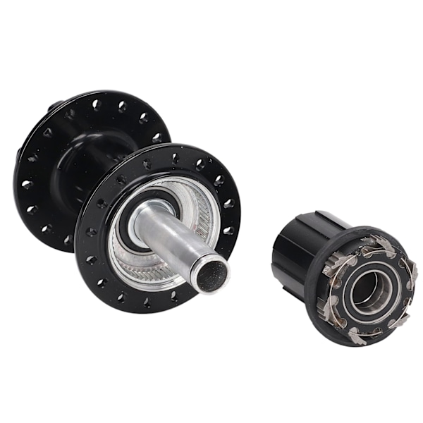2 stk. Cykelnav Black Aluminium Alloy 32 Huller Foran Bagpå Cykelskive Nav 4 Lejer til Bjergcykling