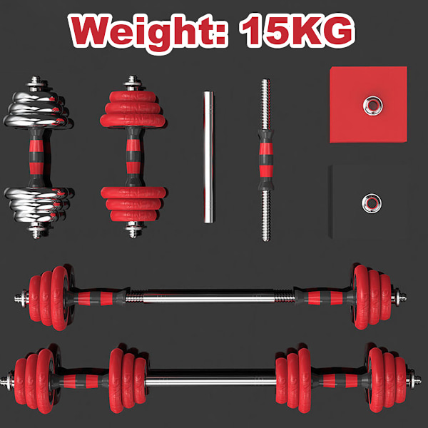Svart målad Scarlet Letter Hantel Elektropläterad Rent Järn Solid Hantel Mäns Fitness Hem Suit Hand Hantel