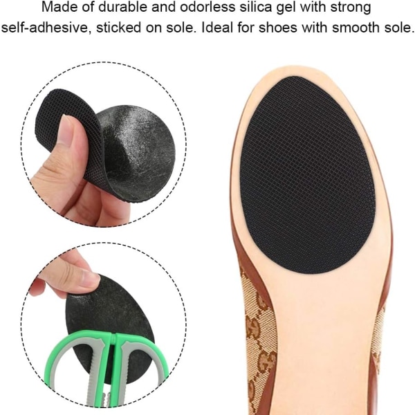 Skridsikre skopuder Klæbende skosålbeskyttere, høje hæle