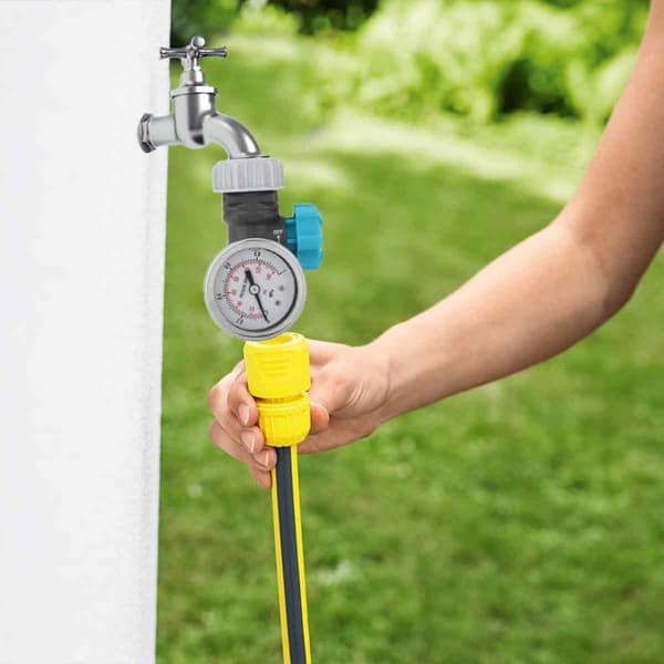 Vatten Tryckregulator Ventil för Bevattningssystem, Justerbar Vatten Tryckkontroll med Visualiserad Tryckjustering och Hög Noggrannhet