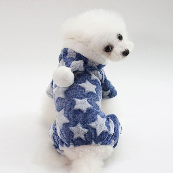 Pyjamas för små hundar, för vintern, bekväma husdjurskläder
