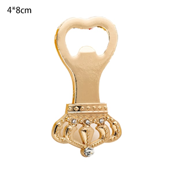 Födelsedags Flasköppnare, Ergonomisk Design för Enkel Öppning, Roséguldfinish Förebygger Rost, Kreativa Flasköppnare för Unisex Användning i Kungliga Familjen