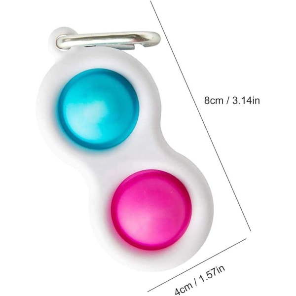 Simple Dimple Lelu, Kädessä pidettävä Mini Fidget Lelu, Sensory Relief