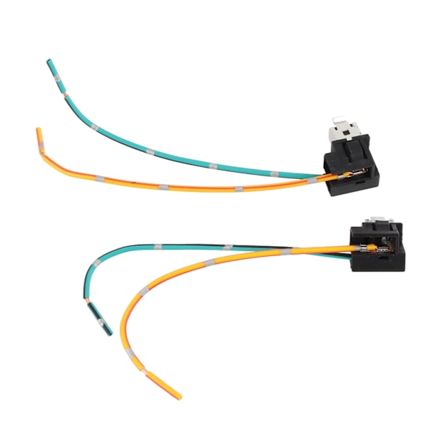 2 stk. Hodelyktpæreholder Ledningsnettkontakt Adapter Pluggadapterledning for H1-pære