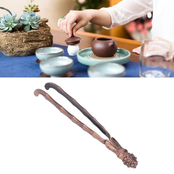 Bæger Pick Up Clip Bærbar Bestik Pincet Metal Tekop Vask Tang for Husholdningsbrug Kobber Farve