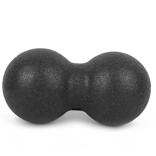 24x12cm Sports Massager Fitness Yoga Ball Massage Akupunkturpunkter Massageapparater svart