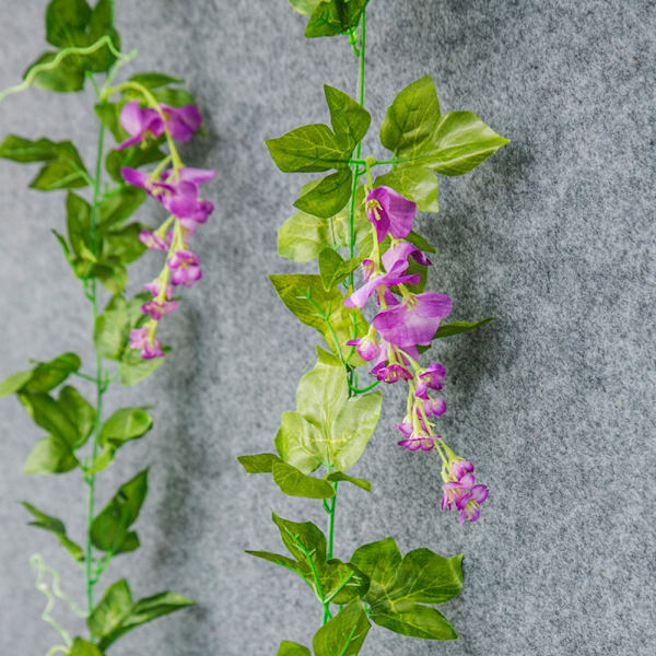 Keinotekoiset wisteriat Keinotekoinen wisteria Garland Kukka Garland
