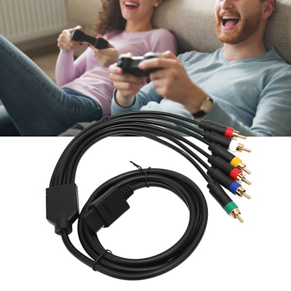 RGB RGBS Multifunktionell Kompositkabel Sladd Hög Flexibilitet Mjuk Stabil Komponent AV-kabel med 4 BNC-huvuden