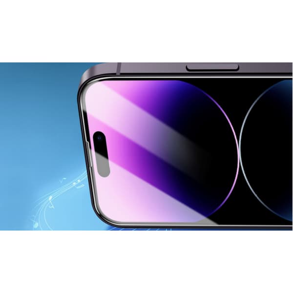 3-pack härdat glas iPhone 15 transparent skyddsfilm