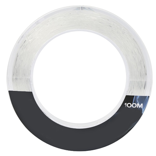 100M Nylon Hvid Transparent Højtydende Havfiskeri Line Super Stærk Genopretning UV-resistent Fiskewire20#