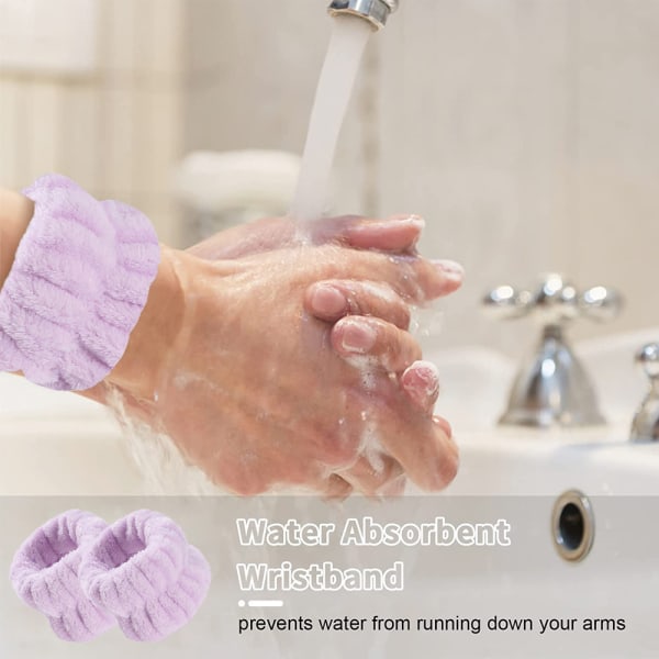 8 stk Plys håndledsrem ansigtsvask engros piger absorberende serviet
