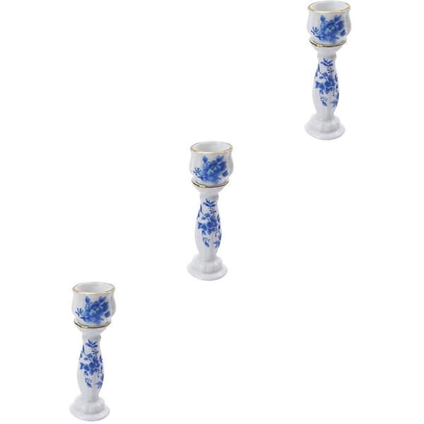 Miniatyr romersk pelarvas-modell för dockskåpstillbehör, 3-pack