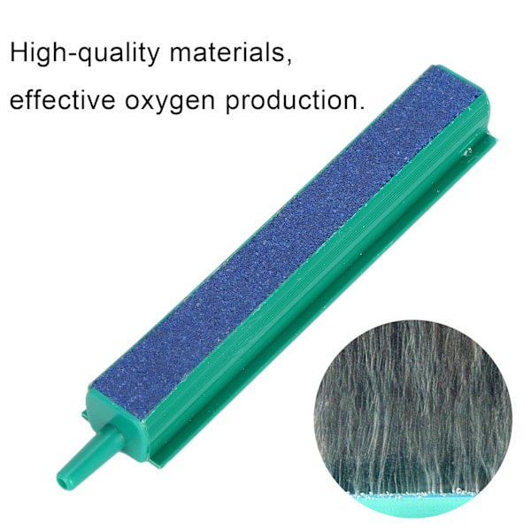 Akvarium Grön Luftsten Bubbla Släpp Mineralfilter Remsa Fisk Tank Luftsten Bar Längd 10cm / 3.9in
