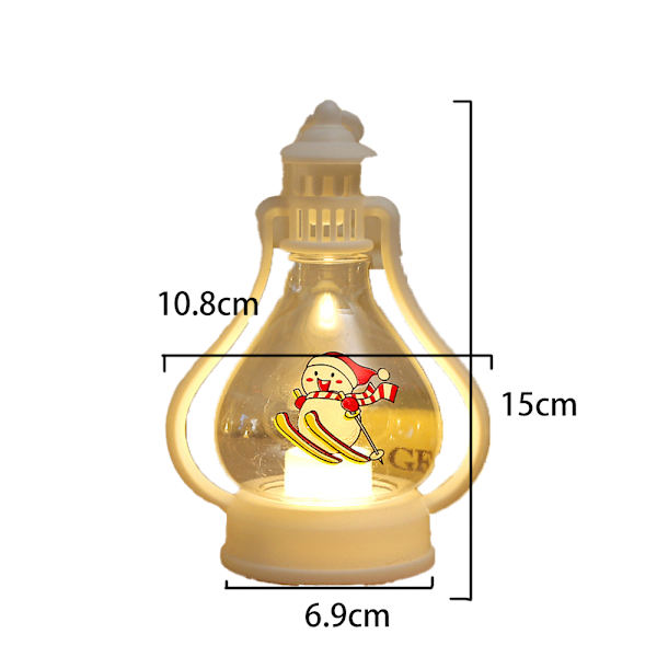 LED-campingbelysning, batteridrevet